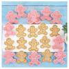 11 Pieces Christmas Cookie Molds Gingerbreads Man Shaped Cookie Cutters PP Material Biscuits Molds Baking Accessories