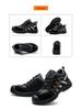 Scarpe di Sicurezza Nere da Uomo Coibentate Antiscivolo - Calzature con Costruzione Anti-Odore, Resistenti all'Usura, Anti-Schiacciamento, Anti-Perforazione