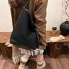 New popular versatile autumn and winter retro large-capacity bag women's shoulder bag fashion matte suede bucket bag