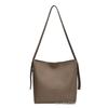 Niche design bucket bag 2025 new large-capacity commuter shoulder messenger women's bag fashion casual tote bag