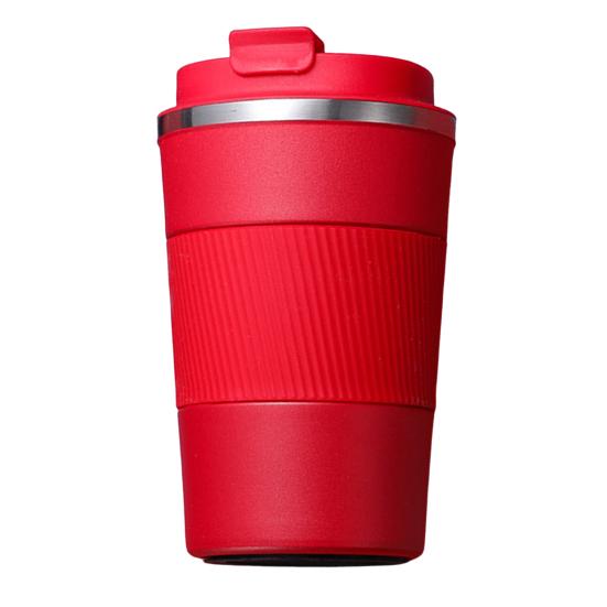 380ML Stainless Steel Insulated Coffee Cup Travel Cup Leakproof Lid Vacuum Thermal Double-Wall Seal Cup BPA-Free Safe 12H Cold/6H Hot Coffee Cup with