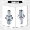 PCV Valve Compatible for Honda CR-V 2002-2009 for Honda Accord 2003-2007, Durable Metal Silver Tone Exhaust Positive Crankcase Ventilation Valve