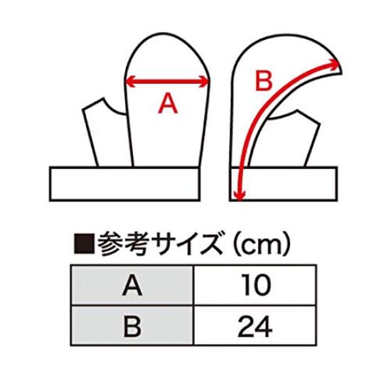 ISAMI Reversible Fist Supporter Red and White Reversible (wrist Part) L-3093