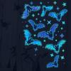 Luminous Bat Wall Stickers Glow In The Dark Wall Art Decals Cartoon Cute Stickers For Boy Children's Room Living Room Decor