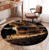 RMS Titanic Pattern Round Rug, Indoor/Outdoor Mat, for Picnic, Gameroom, Bedroom, Office, Living Room, Home Decor Carpet, Birthday Gift