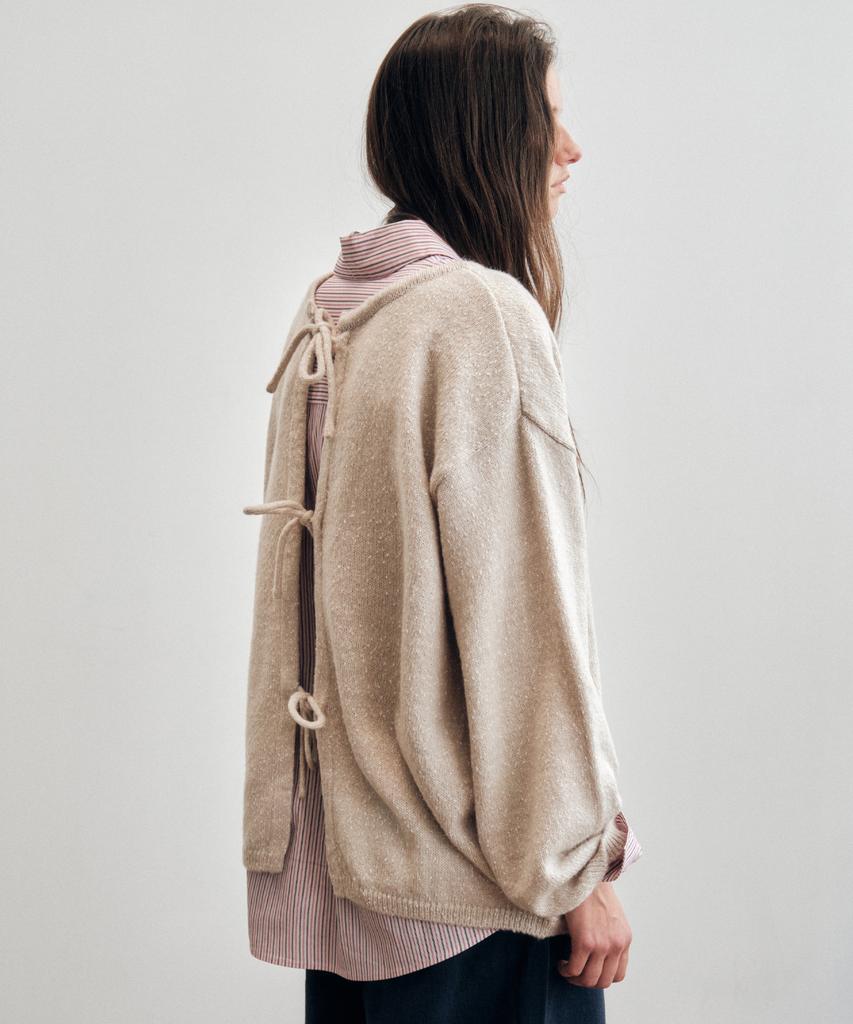CITTA Reversible Back String Knit_Ctk237(Grey)