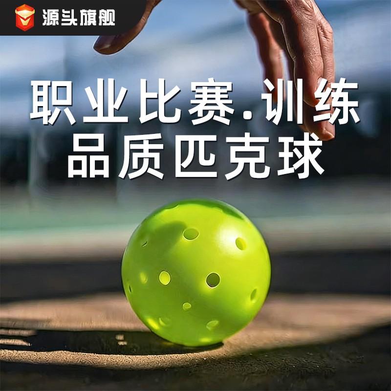 Portable Pickleball Racket Outdoor Lightweight 40-Hole Paddle Sports