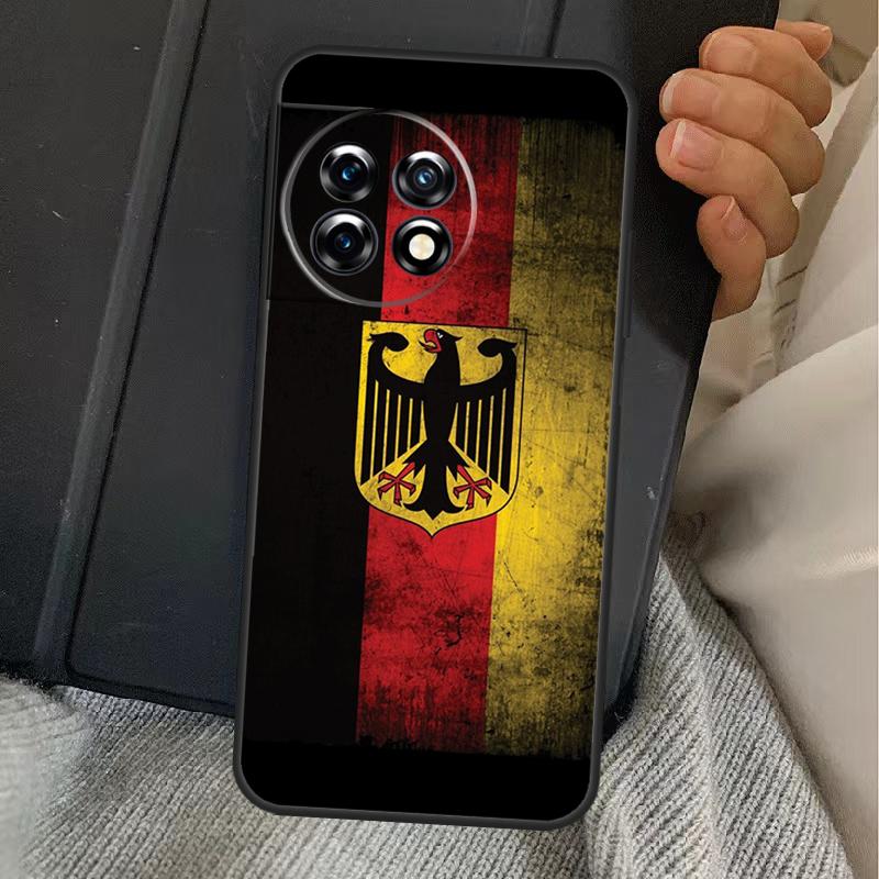 Germany Flag Emblem Case For OnePlus 15 13 12 11 13R 13T 10T 10R 12R OnePlus Nord 5 CE 2 3 4 Lite N20 N30 Cover