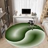 1pc Yin-Yang Symbol Chair Carpet for Office Non-Slip, Machine Washable Rug for Office, Room - Holiday Decor, Machine Made yy251016085