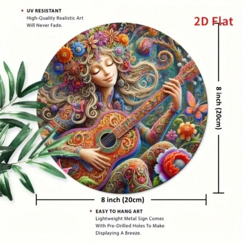 Decorative Metal Tin Sign Wall Art Home Decor 20x20 Cm
