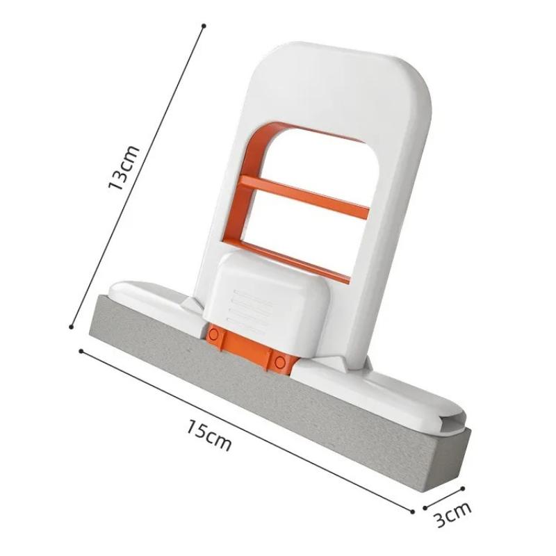 

Mini Foldable Sponge Mop Durable Multifunctional Cleaning Tool Strong Absorption For Desktop Tabletop Wet And Dry Use оранжевый