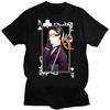 Black Butler Sebastian Cartoon Manga Grafik T-Shirts Baumwolle Otaku Streetwear T-Shirt Japanischer Anime Kuroshitsuji Toboso Yana T-Shirt5