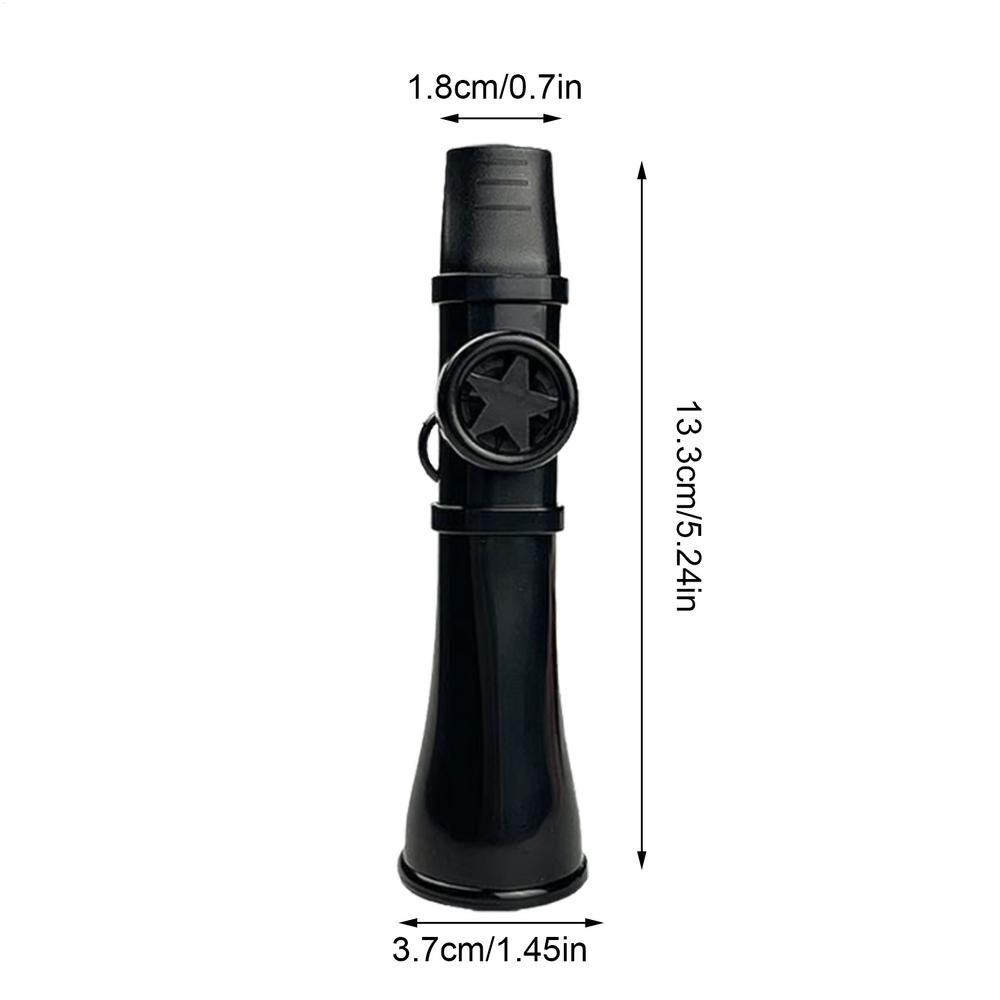 

Kazoos for Children Music Instruments Reusable Kids Kazoo Educational Versatile Classroom Suprise Favors for Everyone to Enjoy чорний