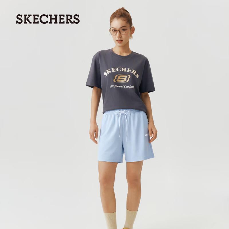 

Skechers Women s L126W037 Moisture-Wicking Casual Shorts L