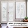 Window Privacy Film Frosted Glass Window Film Sun Blocking Window Film Non-Adhesive Heat Control Removable Window Stickers  Home