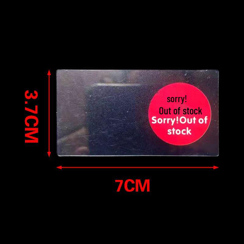 

Прозрачный ПВХ рукав для полочных ценников для аптеки и магазина детских товаров