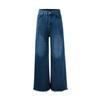 Women's Wide-leg Jeans, High-waisted Loose-fitting Jeans, Boyfriend Jeans, Elastic Waist, Stretch Jeans, Wide-leg Jeans