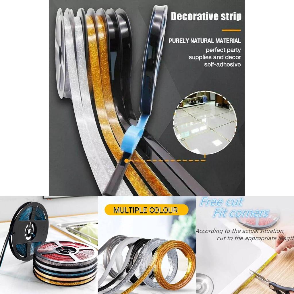 Samolepicí dekorativní PVC lišta na hranu zdi prémiové kvality pro stylové interiéry