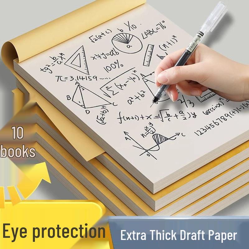 

Товстий крафтовий папір Блокнот для підготовки до іспитів зі сторінками для відривання для учнів середньої школи