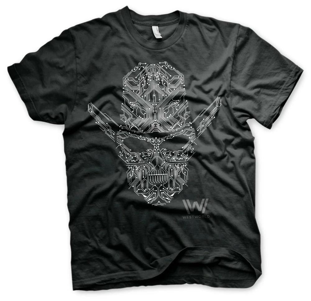Official Westworld Circuit Face Black TShirt S