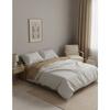 Bedding Set - 1 Duvet Cover 140 X 200 Cm + 1 Pillowcase 60 X 60 Cm - 100% Reinforced Cotton - Beige