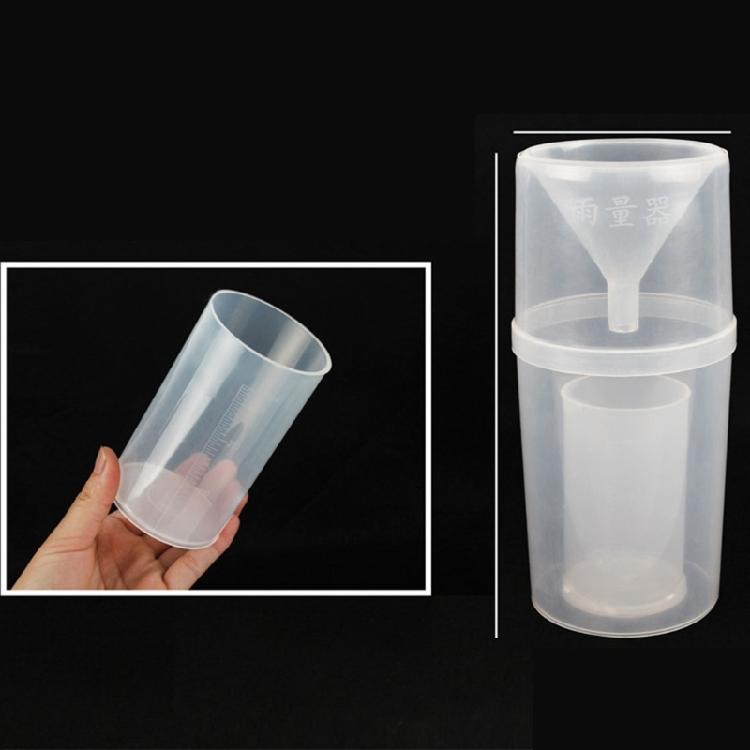 Outdoor Rain Gauge Plastic Rain Meter Gauge Rain Collector Garden Farm Rainfall