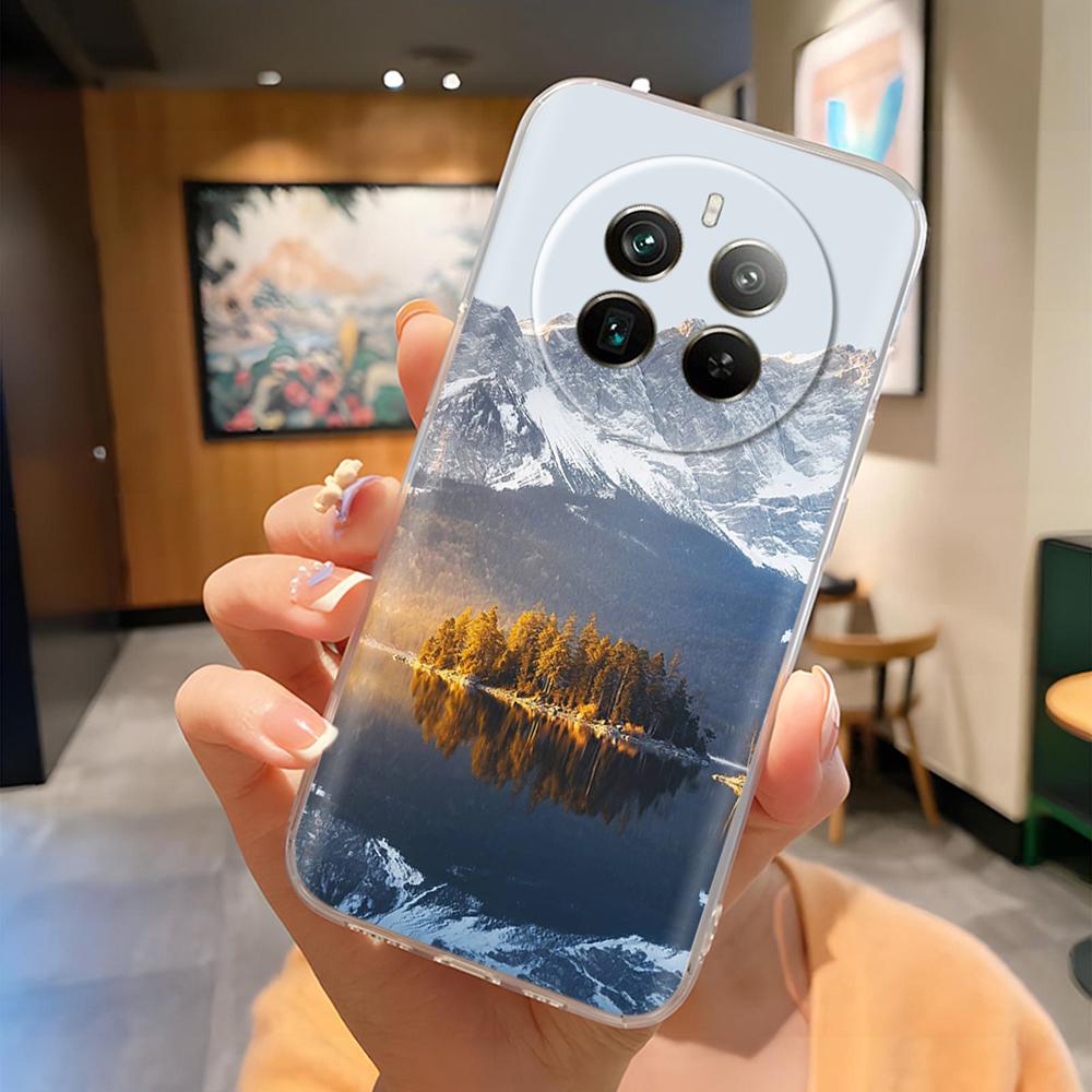For Realme 12 Plus Case Silicone Soft TPU Back Cover For Realme 12 Pro Plus Realme12 Pro+ Phone Cases Protect Transparent Fundas