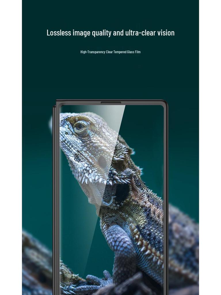 Samsung Z Fold 6 Foldable Screen Frosted Case & Lens Protector