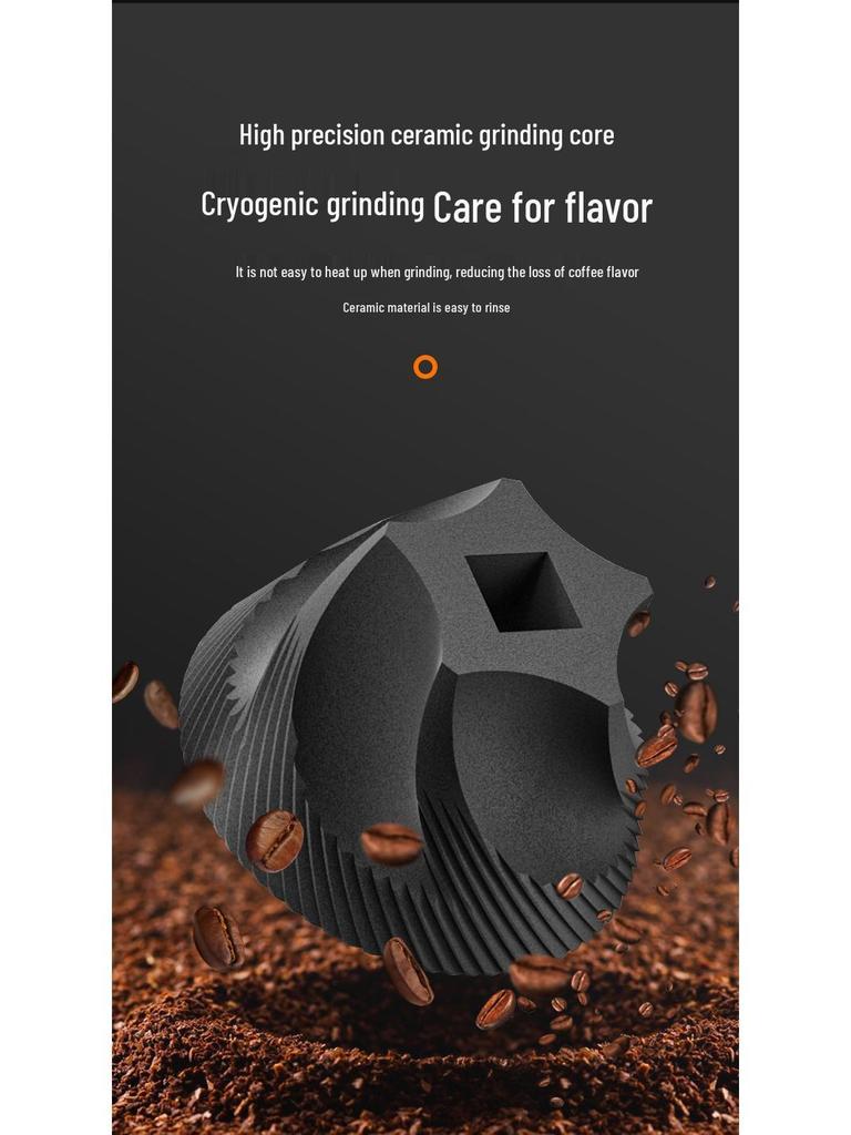 Wireless Portable Electric Coffee Grinder with USB Charging and Adjustable Coarseness