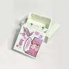 INS White 3 Inch K-pop Photocard Storage Box Photo Small Card Organizer Card Case Desk Organizer Box School Stationer