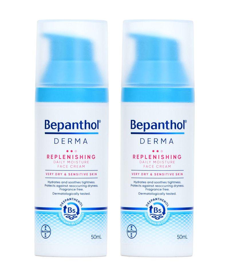Derma Replenishing Daily Moisture Face Cream 50ml x 2