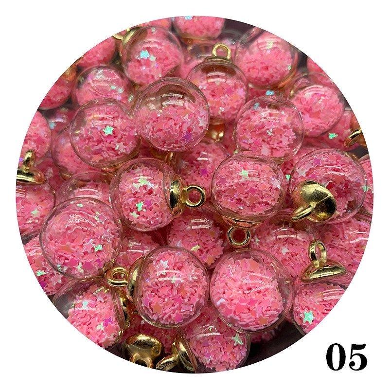 16mm Transparante Ster Pailletten Kristal Glas Bol Haarband & Oorbellen DIY Accessoires.