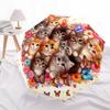 1pc Floral Kittens Butterfly Heart Umbrella with Plastic Handle,Suitable for All Seasons Home Travel Outdoor UmbrellaDD526