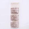 Grid Pattern Cotton Linen Three-Pocket Hanging Storage Bag