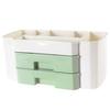 Influencer Cosmetics Dustproof Storage Box - Women's Desktop Drawer Organizer for Skincare and Dressing Table.