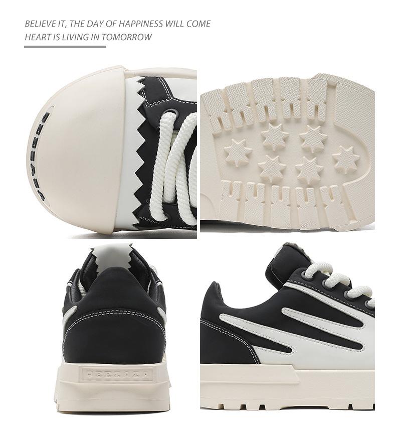 Big Head Men and Women Niche Design Thick Baseplate Couple Ugly Cute Bread Sneakers Platform Shoes