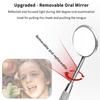 Edelstahl Zahnarzt Sauber Werkzeuge Dental Spiegel Doppel Sonde Sichel Hacke Zahn Reiniger Dental Werkzeug Produkte Mundpflege Kit