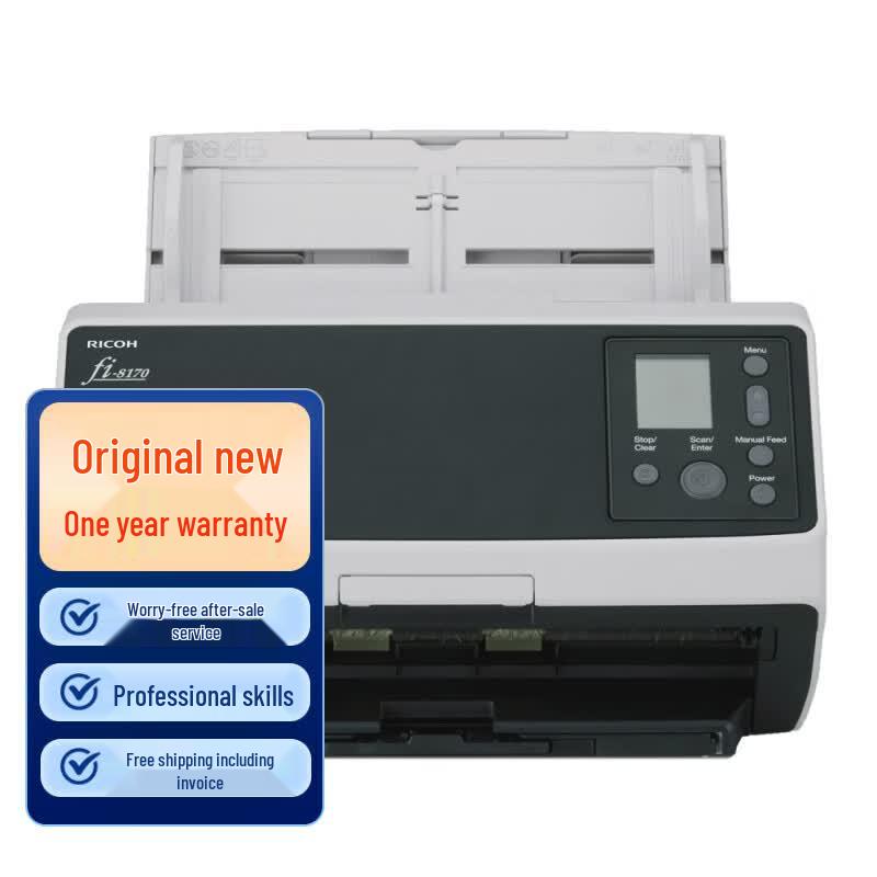 Ricoh fi-8170 High-Speed Duplex Color Document Scanner CN plug (adapter included)