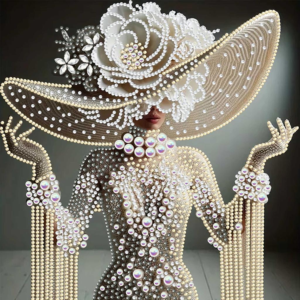 Schönheit Spezielle Form 5D DIY Teilbohrer Diamantmalerei Set für Erwachsene Anfänger Heimdekoration Diamanten Punkte Edelstein Kunst Sets 30x30cm