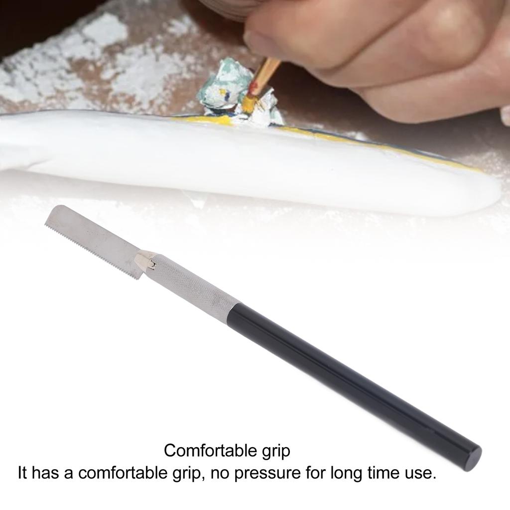 Mini Hand Saw Comfortable Grip Steel with 2 Blades DIY Handheld Craft Saw for Model Process Woodworking