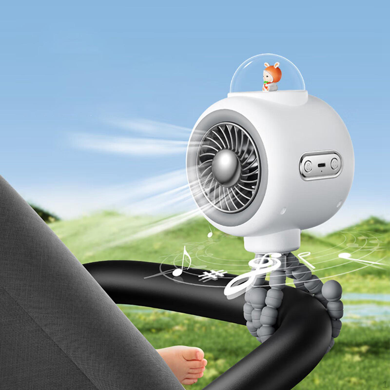 

Коляска с вентилятором воздушного охлаждения, портативная мини-многофункциональная тихая настольная клипса для подарков на велосипеде