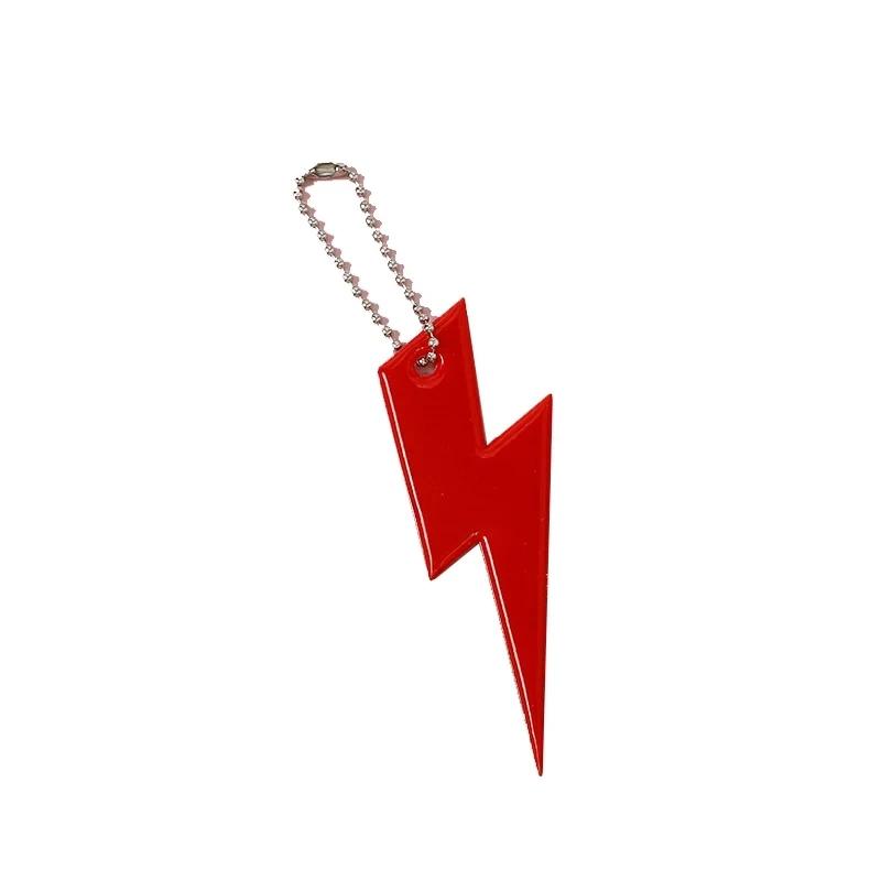 3Pcs Reflective Pendant Safety Warning Reflective Keychains for Kids Bag Backpack Riding Cycling Night Glowing Hanging Strips