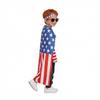 Independence Day Costume Unisex Uncle Sam Hawaiian Jumpsuit For Stage Performances