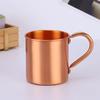 Reines Kupfer Moscow Mule Glas Hart glatt Cocktail ohne Auskleidung Kaffee Bier Milchglas Hausbar Getränke Kühl