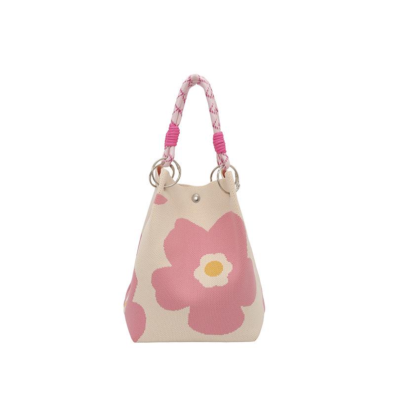 Women's Large Capacity Casual Bucket Handbag - Cute Crossbody & Shoulder Bag for Commute and Outings.