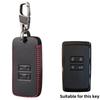 For Renault Captur  Leather Key Cover Holder For Renault Clio Megane Arkana Arcan Kadjar Zoe Espace 5 Smart Key Car Case