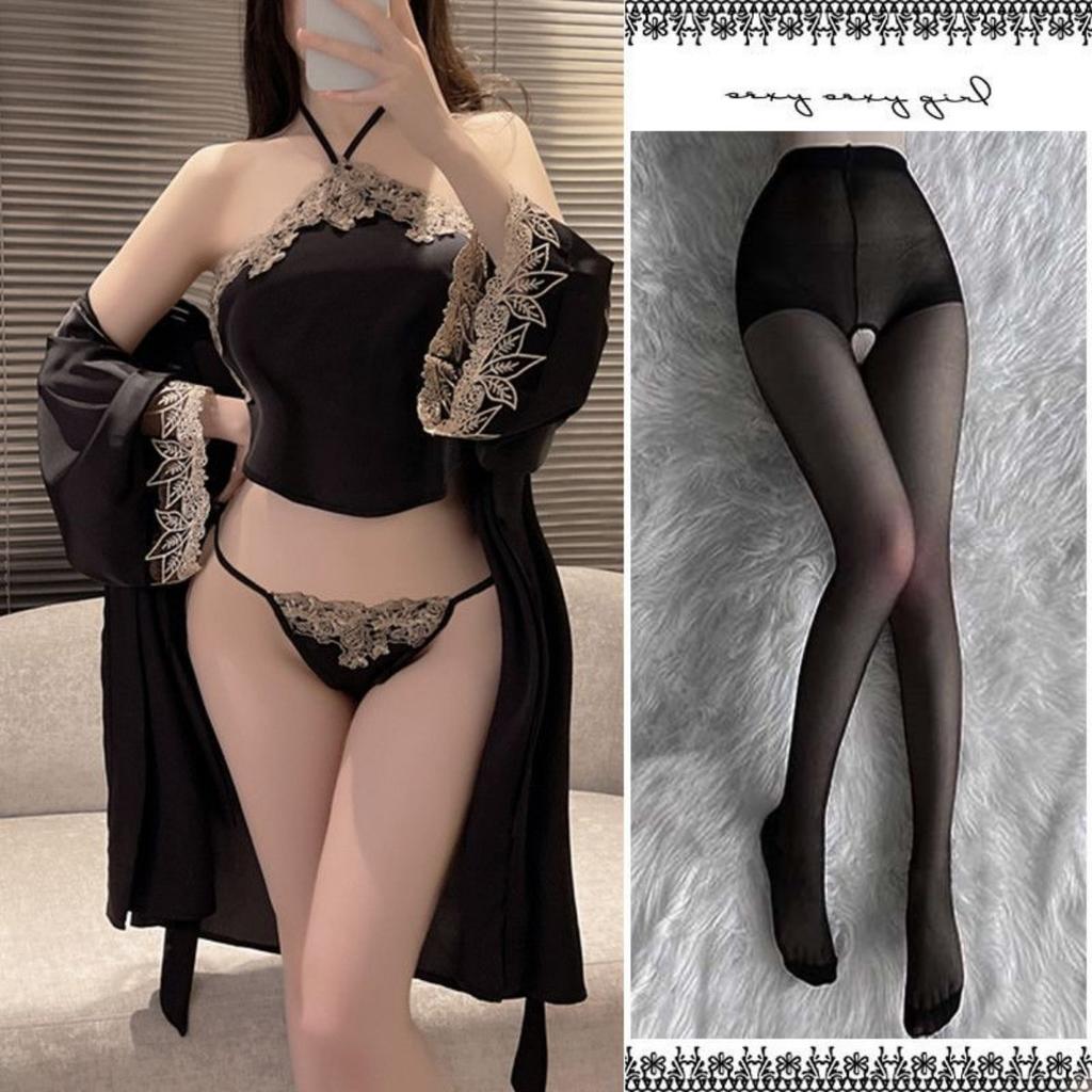 Sex Lingerie Set Bed Robe Sexy Large Size Bride Belly Pocket Antique Suspender Pajamas