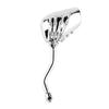 1 Pair Left Right Universal Motorcycle Chrome Skull Hands Side Rear View Mirrors