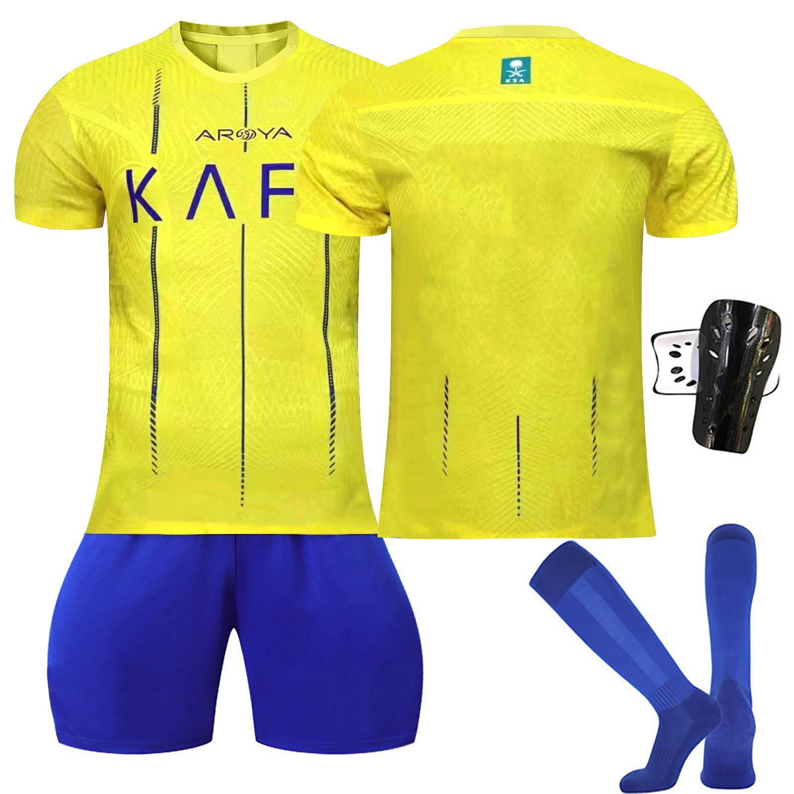 

2324 футбольные майки, шорты, носки, комплект нового сезона, шорты, носки, наколенники, размеры для взрослых, наряды 16