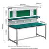 Yuanzu Anti-static Aluminum Alloy Workbench with Light and Socket